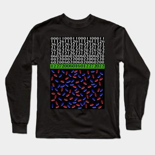 Birthday matrix blue & red pills Long Sleeve T-Shirt